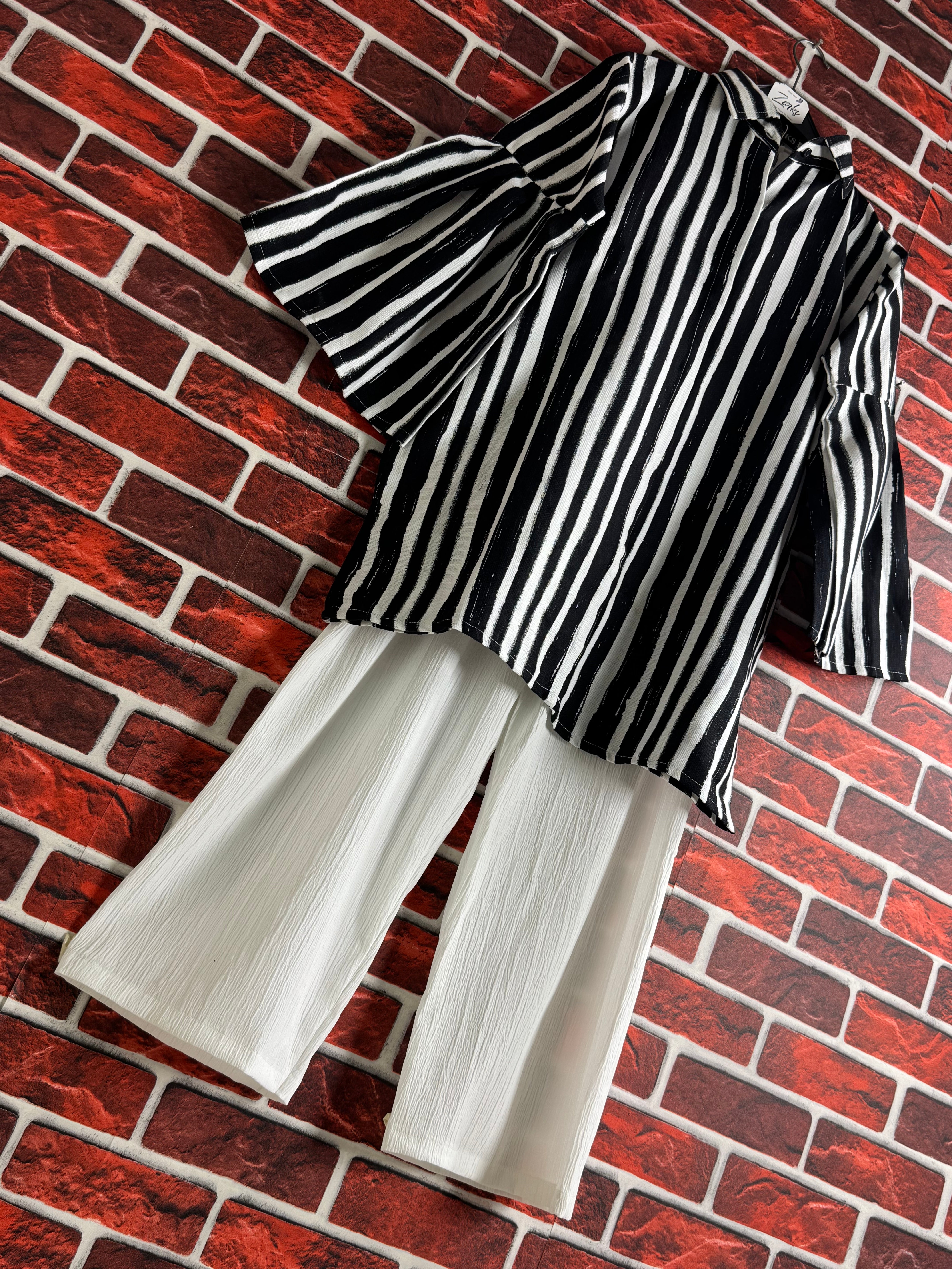 Blue stripe coord