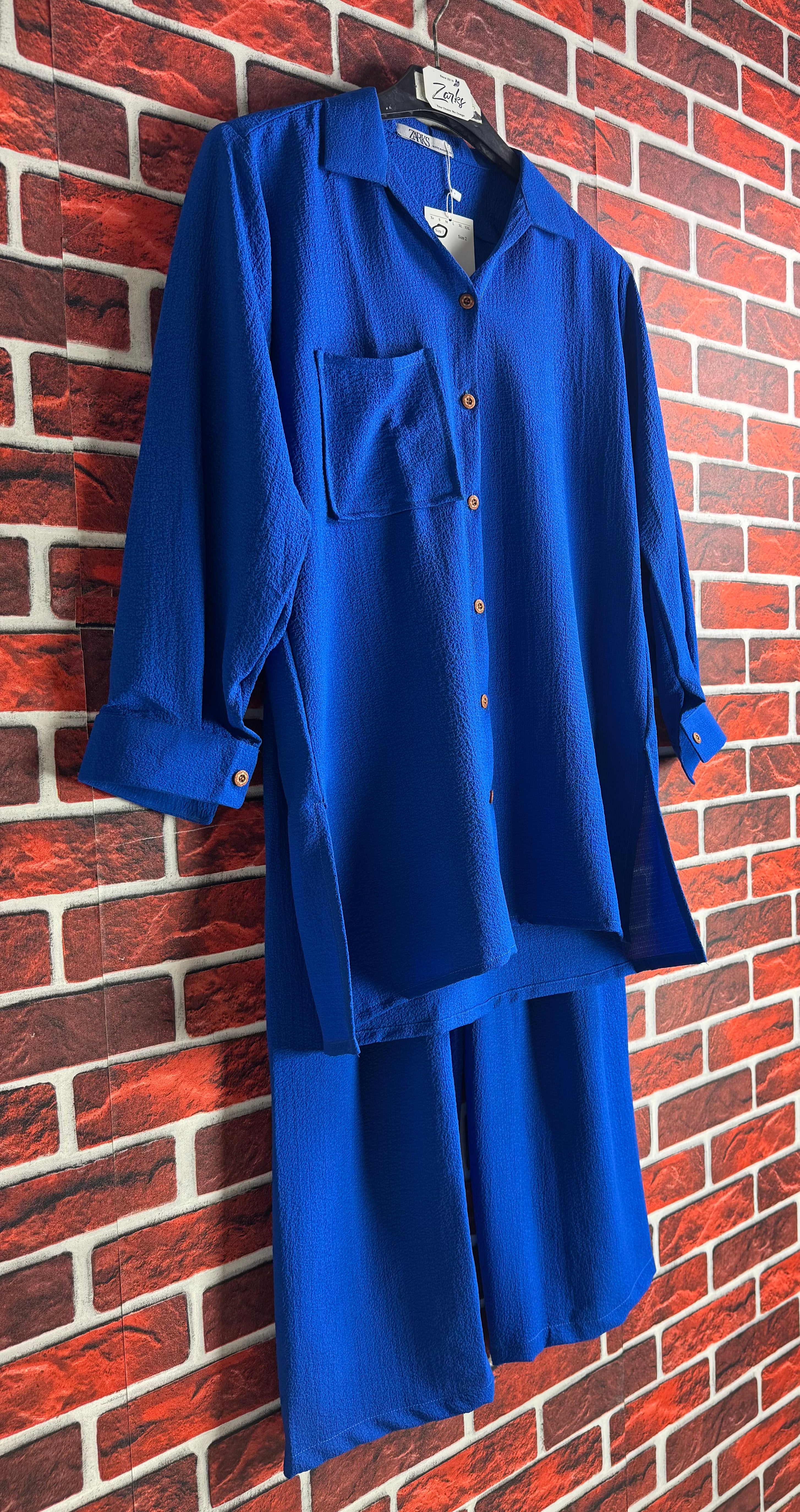 Royal textured Coord set