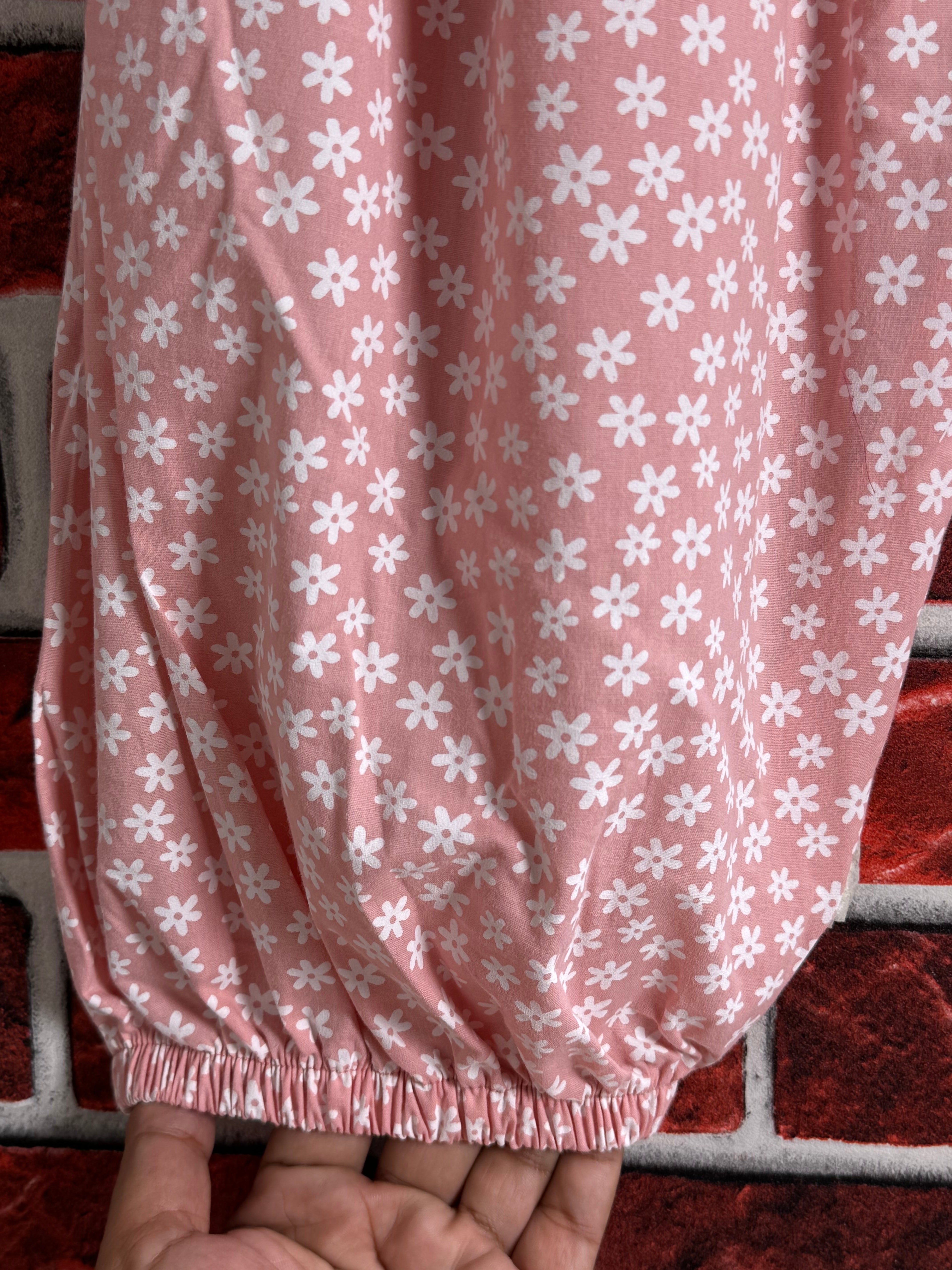 Blush printed set