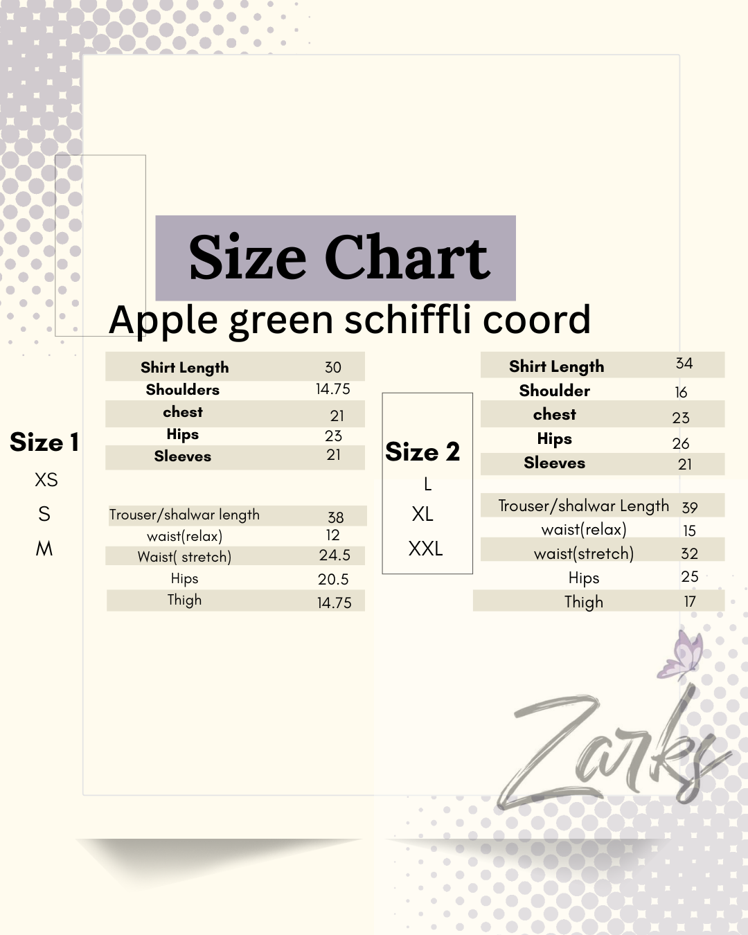 Apple green schiffli coord
