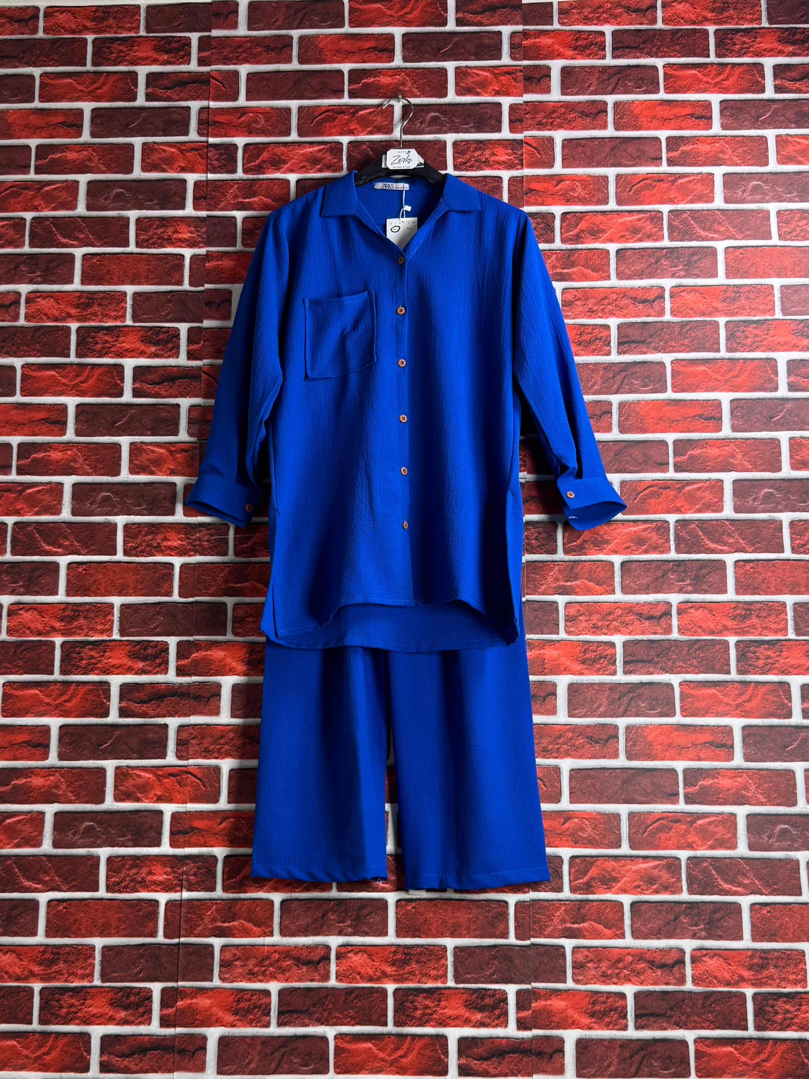 Royal textured Coord set