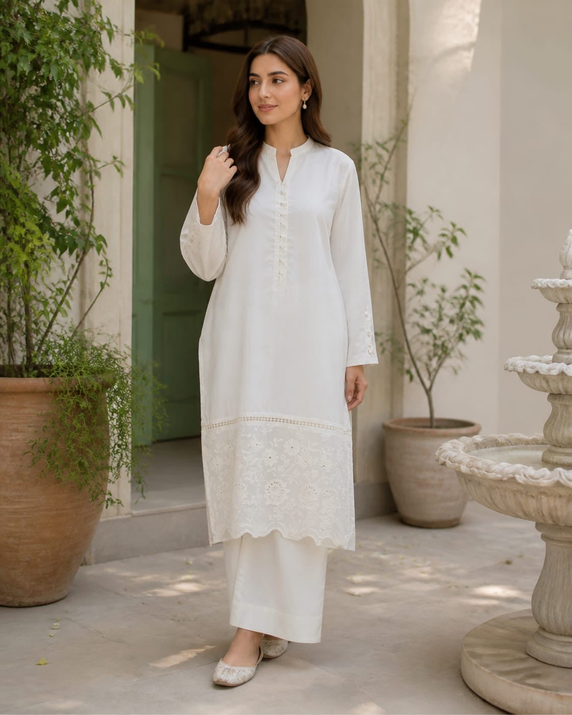 White dove outfit
