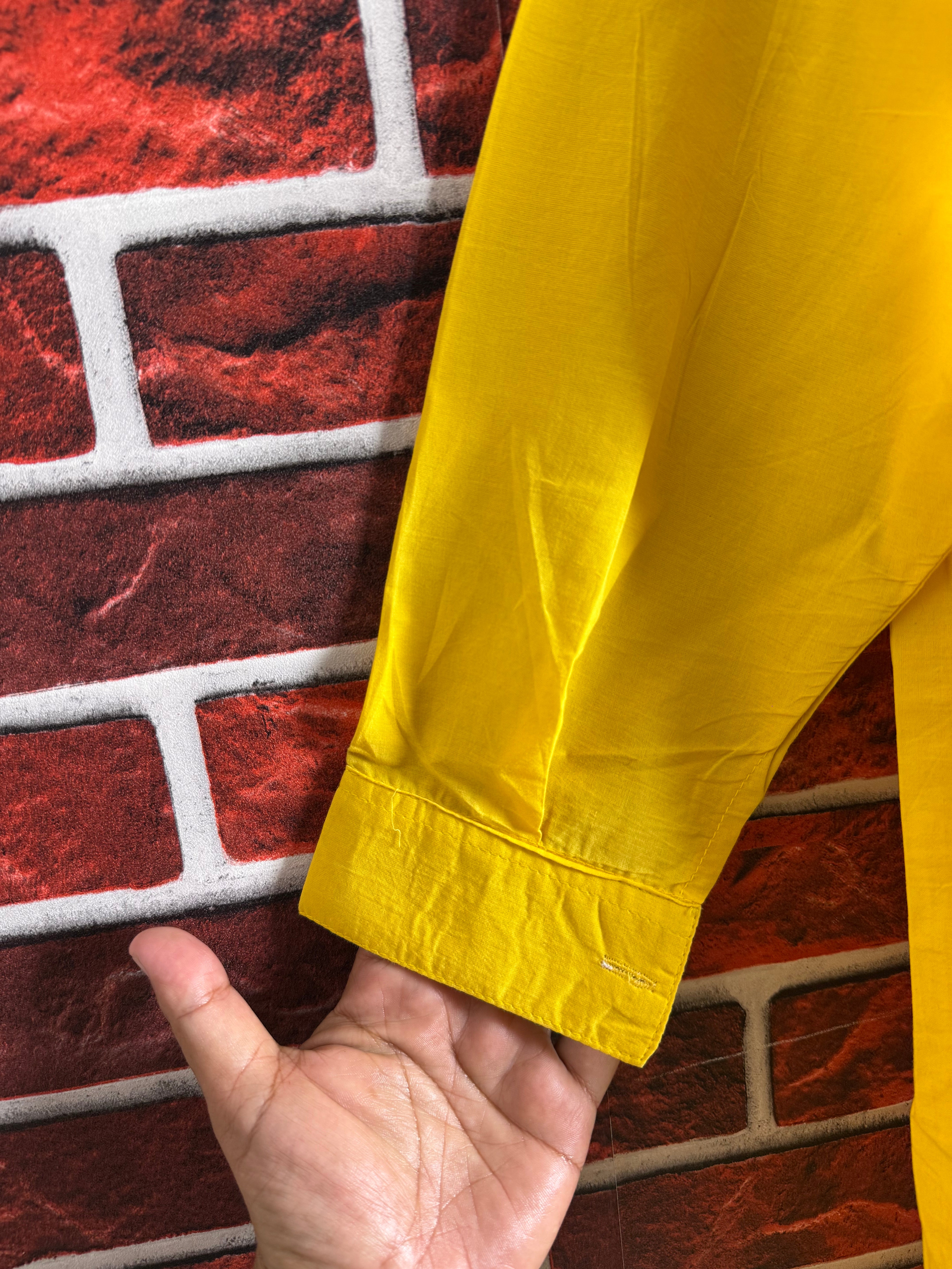 Yellow chickenkari Coord set