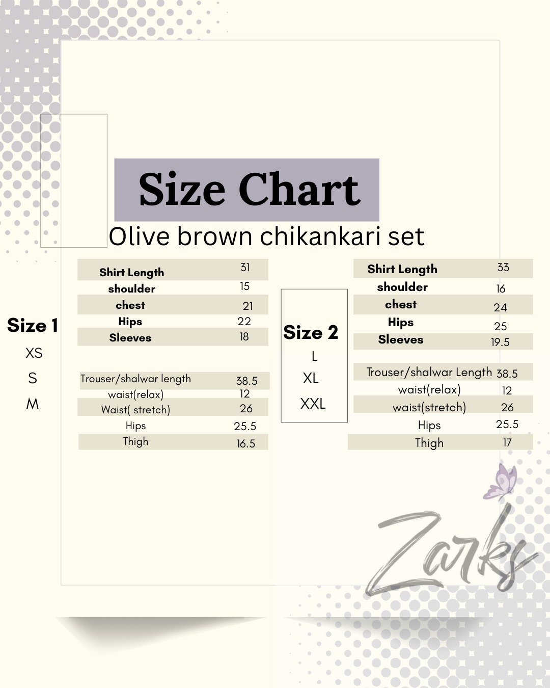 Brown Chickenkari set