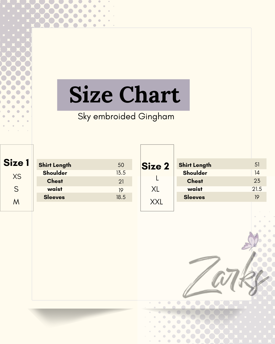 Sky embroidered gingham dress