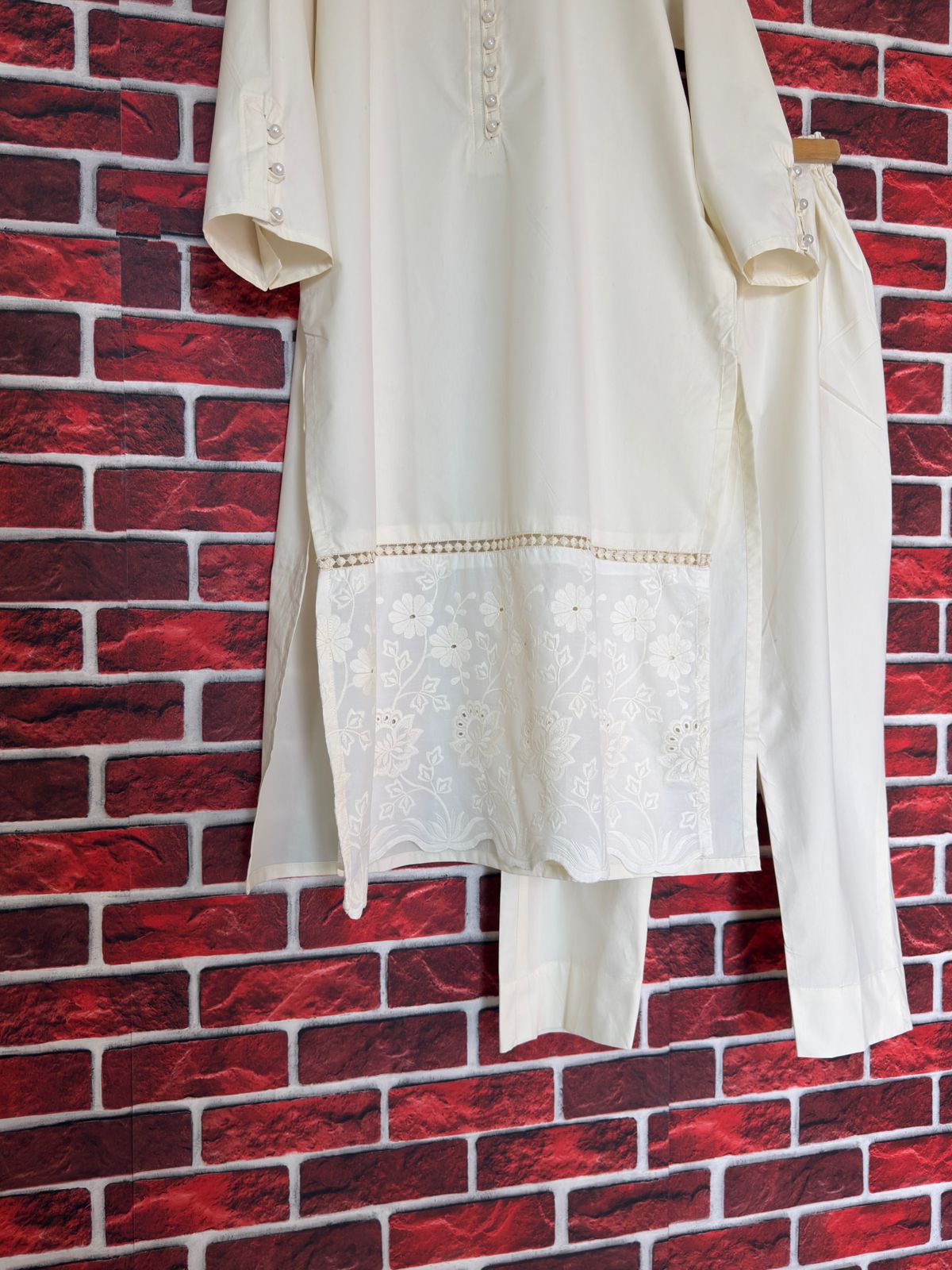 Cream dove outfit