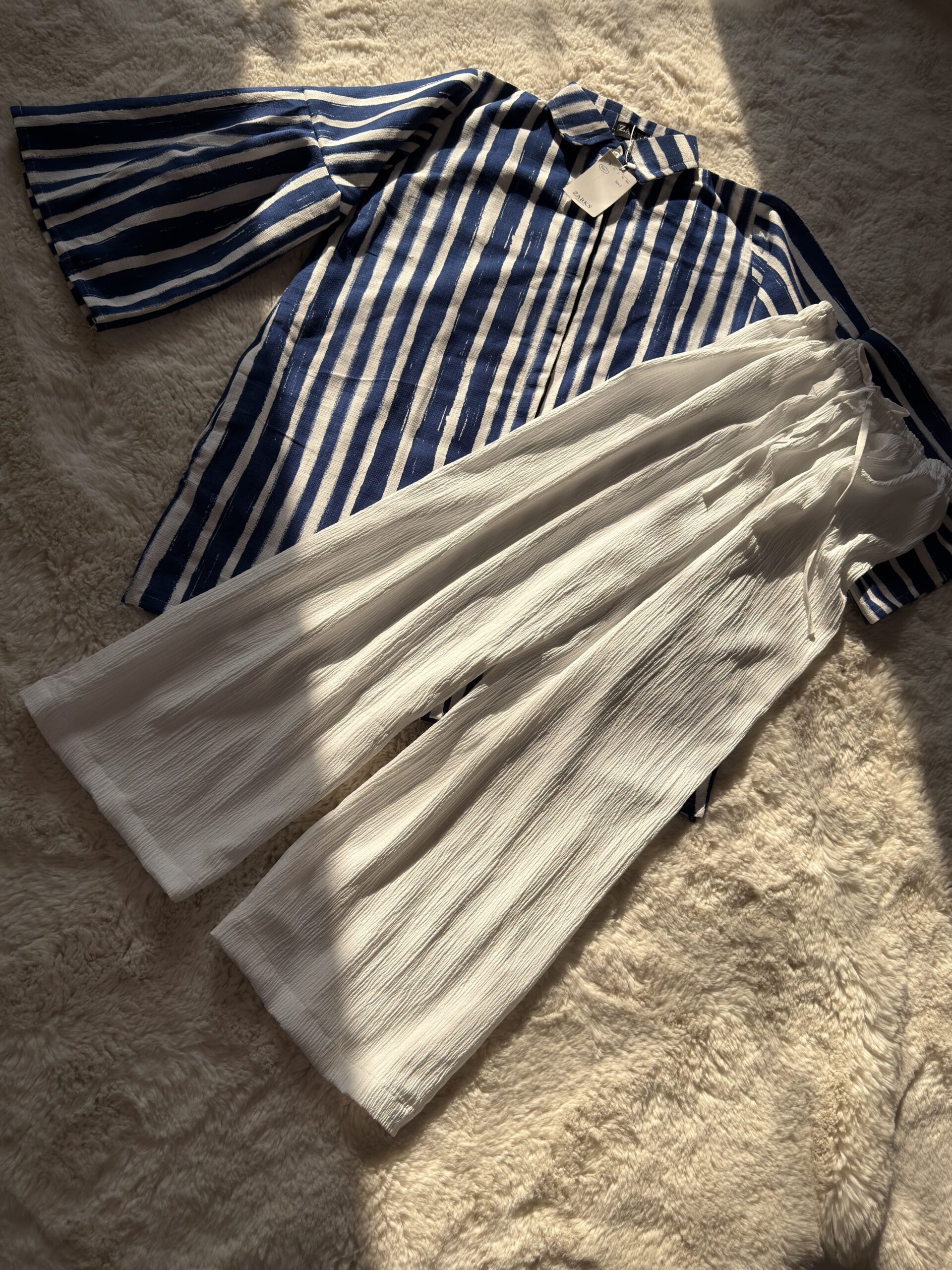 Blue stripe coord